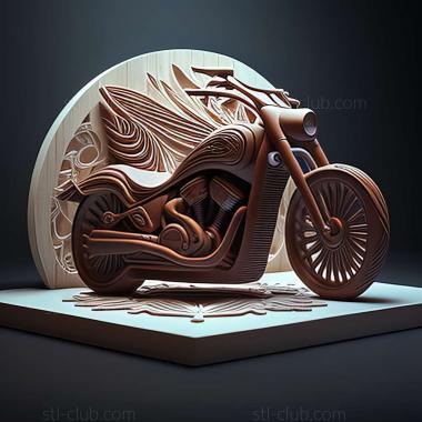 3D model Suzuki VS 400 Intruder (STL)